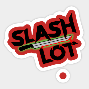 Slash Lot Logo Sticker